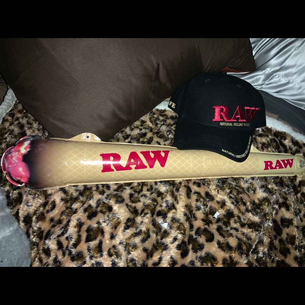 Raw Hat With Blow Up